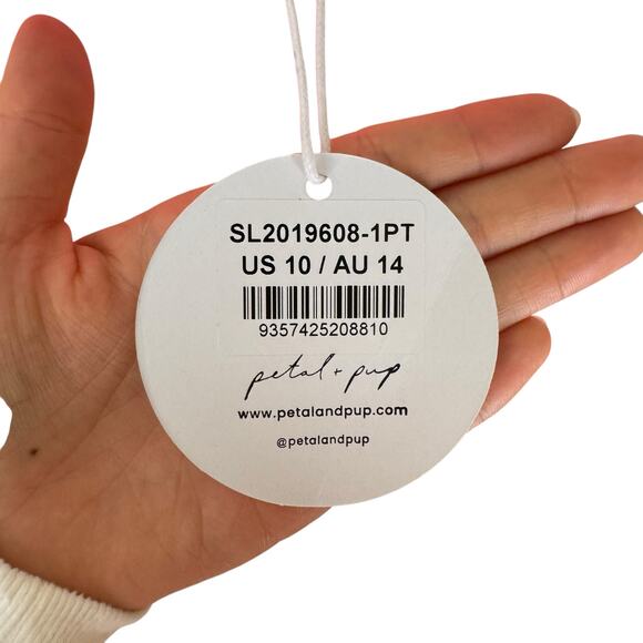 Petal + Pup NWT Xiomar Pink Orange Colorblock One Shoulder Side Slit Midi Dress - Picture 10 of 12